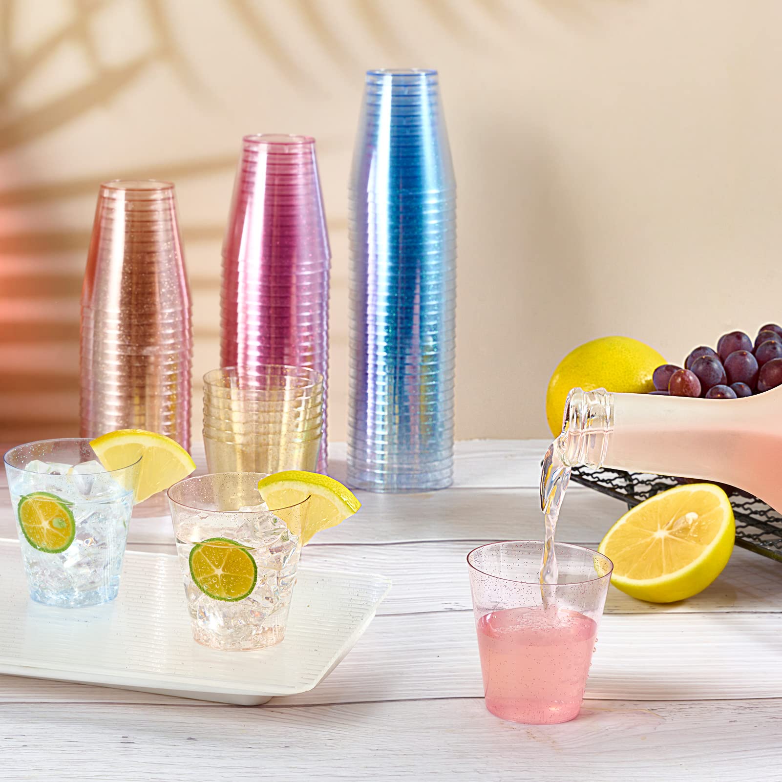 JOLLY CHEF 2 oz 600 Pack Plastic Cups, Disposable Drinking Cups in ...
