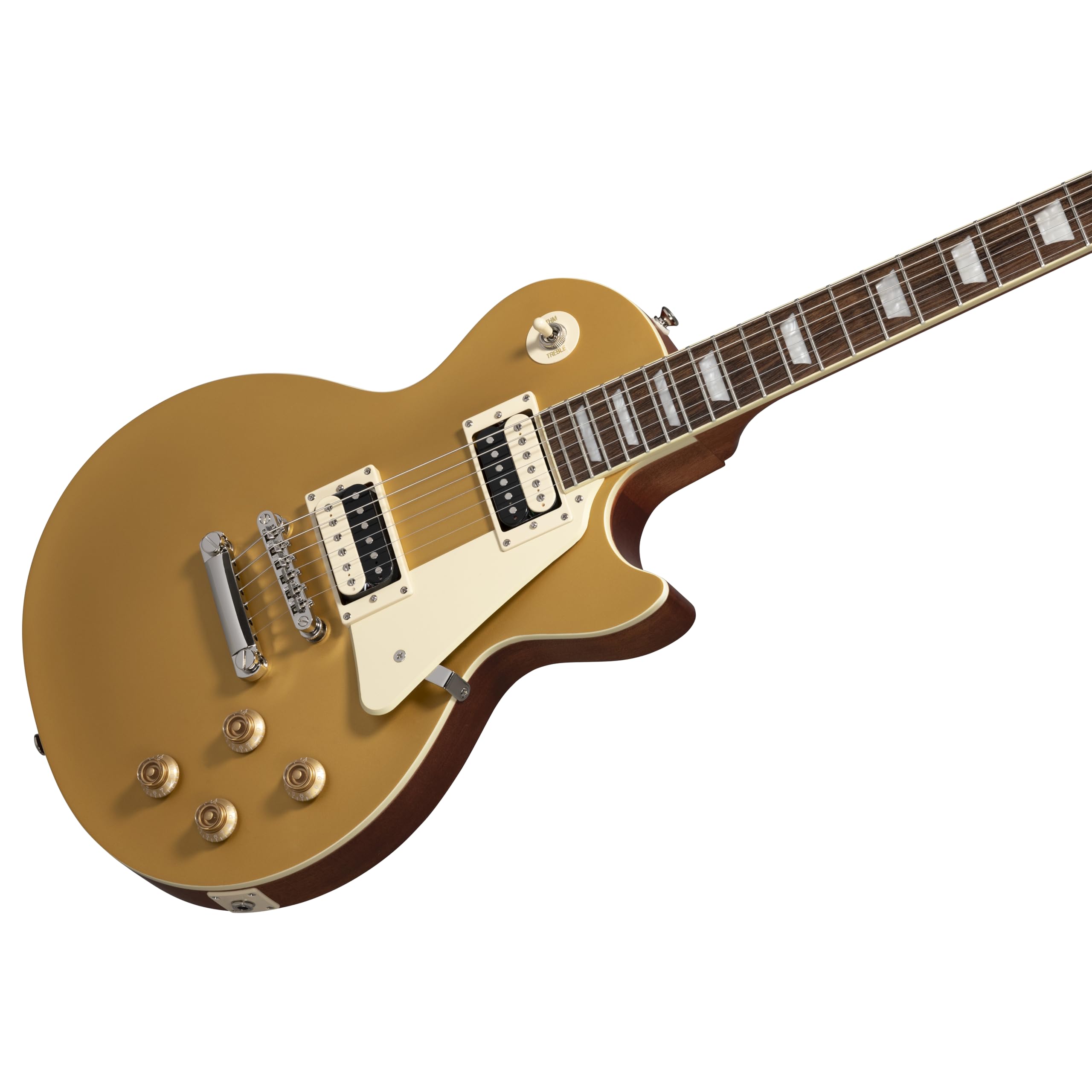 Amazon.com: Epiphone Les Paul Trad Pro IV Worn, Metallic Gold