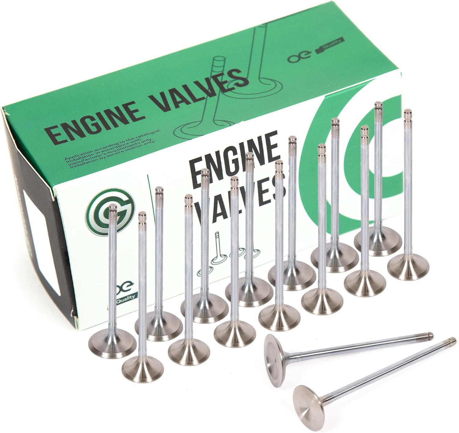 Evergreen SA-9761182426 Intake Exhaust Valves Compatible with/for 90-96 Honda Accord Prelude 2.2L F22A1, F22A4, F22A6