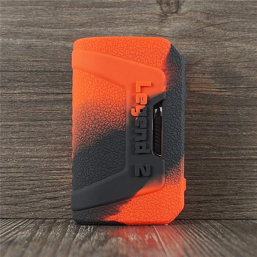 ORIN Aegis Legend 2 L200 Case, Texture Silicone Case for L200 Aegis Legend 2 AntiSlip Cover Shield Sleeve Wrap Decal Skin(BlackRed)