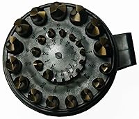 Vista 4 de Drill America Juego de 29 brocas de cobalto M35 con broca de acero de alta velocidad de vástago reducido de 716 pulgadas