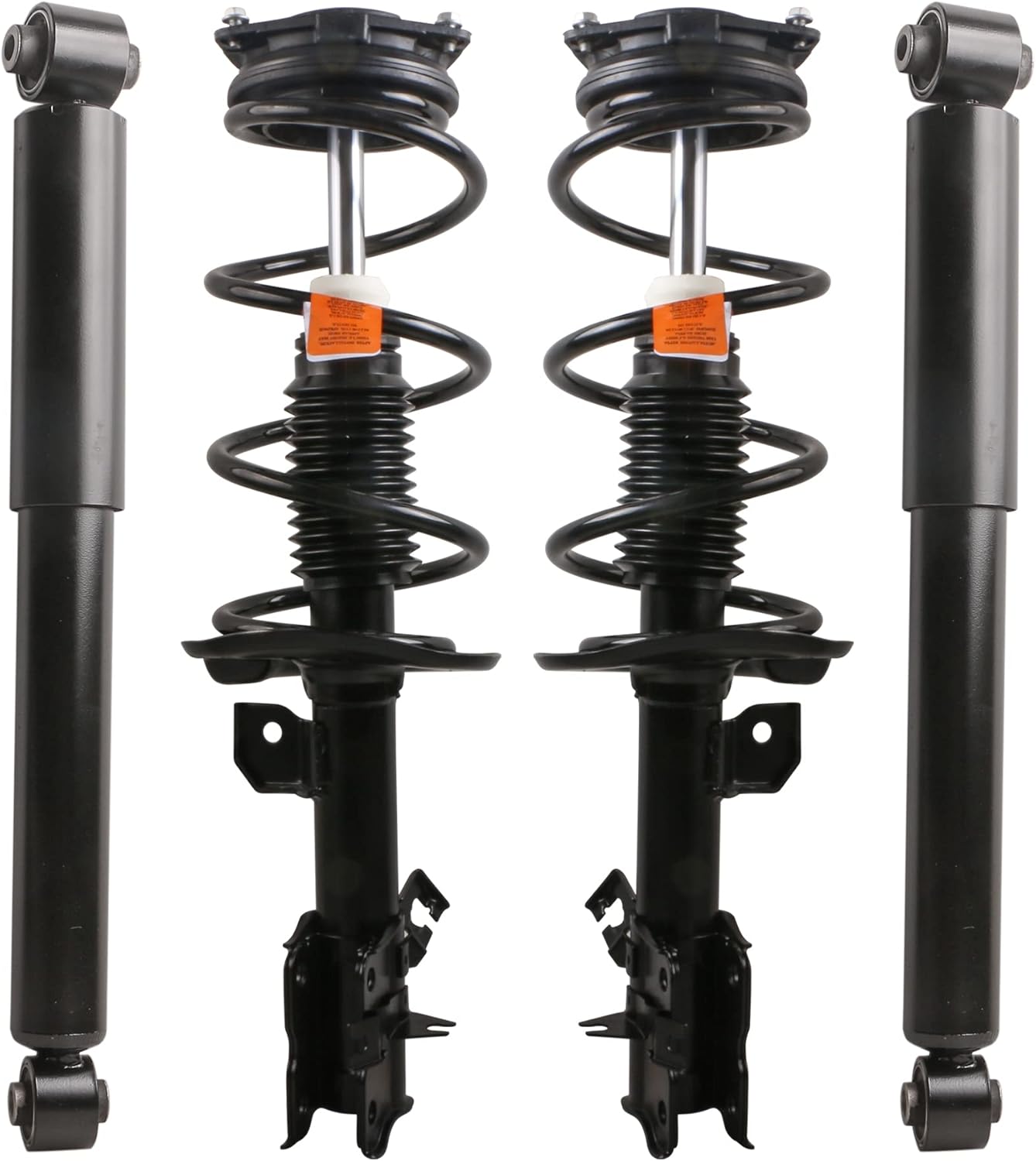 MOSTPLUS Complete Front and Rear Strut Coil Spring Assembly for 2008–2012 Nissan Rogue