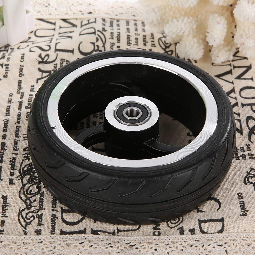Alomejor Ruota Posteriore del Scooter Solidi di Riparazione per Motorino Elettrico Pattino della Bici 5 Pollici