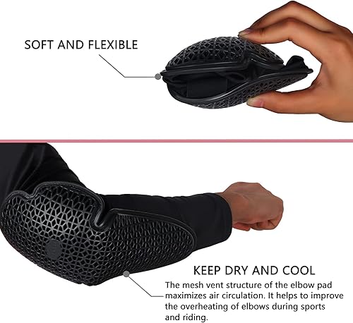 Miniatura 7 de Coderas de protección,Coderas de bicicleta de montaña,Coderas MTB,Equipo de protección para patinaje y monopatín