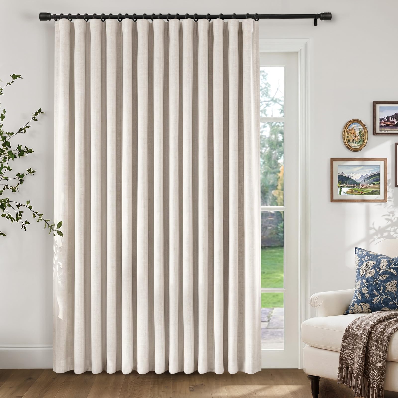 INOVADAY Thermal Sliding Door 100 Blackout Curtains