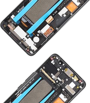 SRJTEK for Asus ROG Phone ZS600KL Replacement LCD Screen, Replacement LCD Panel, Phone Screen Repair Parts for Asus ROG Phone ZS600KL 6.0 LCD Display Touch Screen Digitizer Assembly Kit, Steel Glass Included