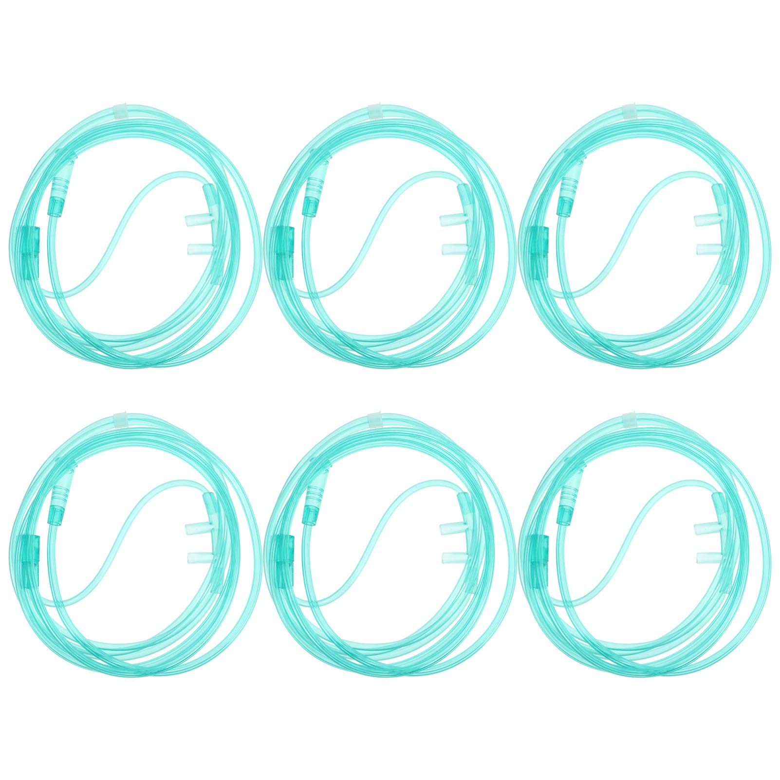 ULTNICE Oxygen Nasal Cannula 6pcs Plastic Oxygen Concentrator Nasal Cannulas Home Oxygen Nasal Tubings
