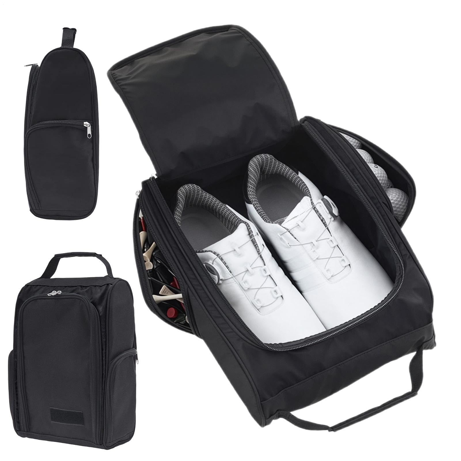 Fußballschuhtasche, Reißverschlusstasche mit Griff, Sportschuhtasche – für Damen, Herren, Erwachsene, Zuhause, Büro, Reisen, Sport, Fitnessstudio, Wandern, Laufen