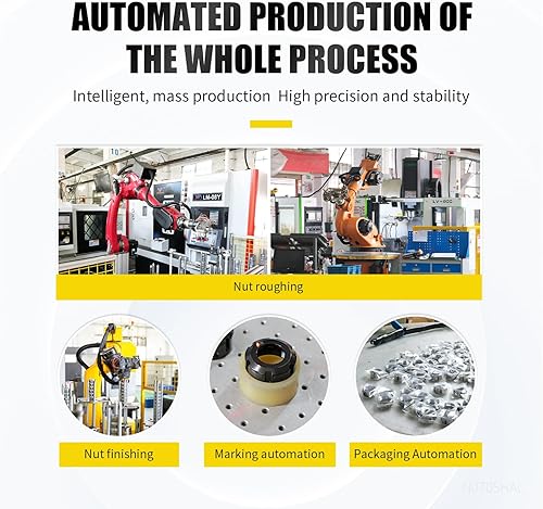 Miniatura 7 de ZAC ER32 Tuercas de sujeción 5 Uds. ER32-UM Tuercas de sujeción para mandril de fresado CNC, tornillo de rosca de torno M40x1.5