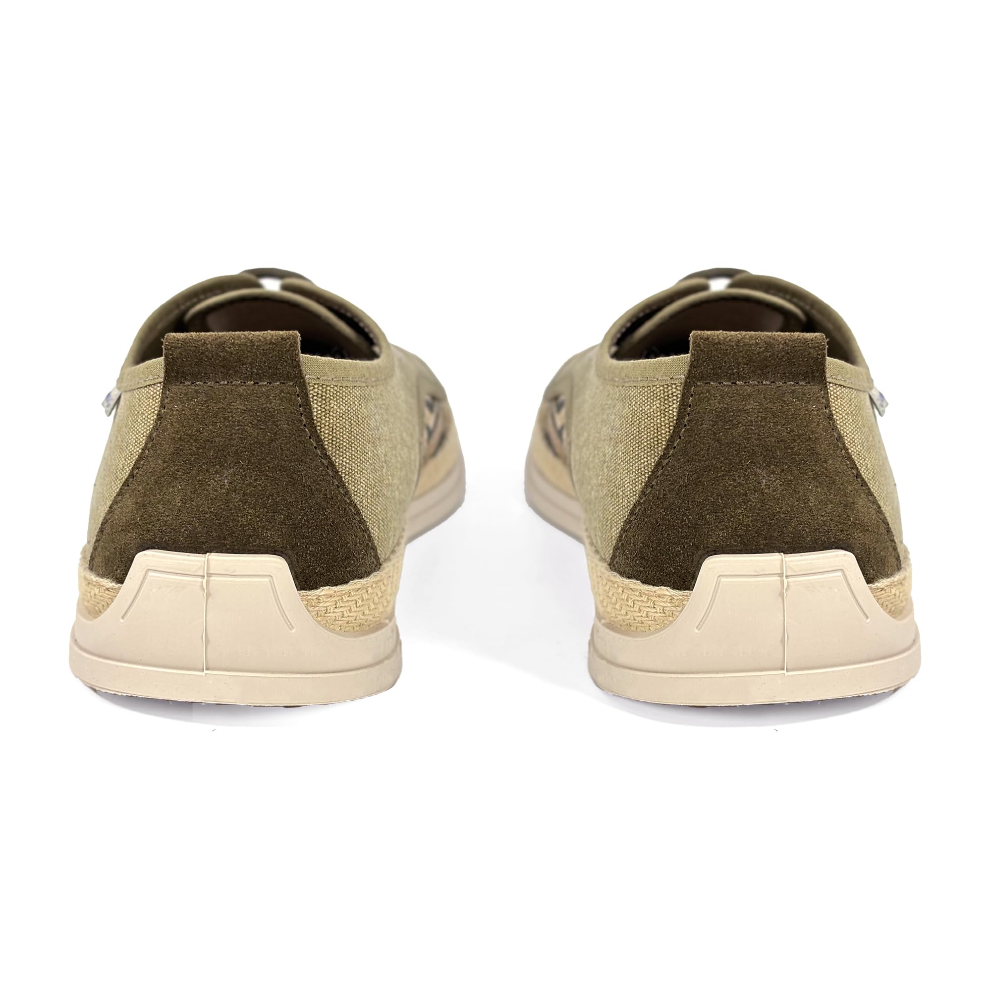 JOMIX Męskie płócienne espadryle ze sznurowadłami oddychające męskie letnie buty lekkie trampki na co dzień z gumową podeszwą Made in Hiszpania