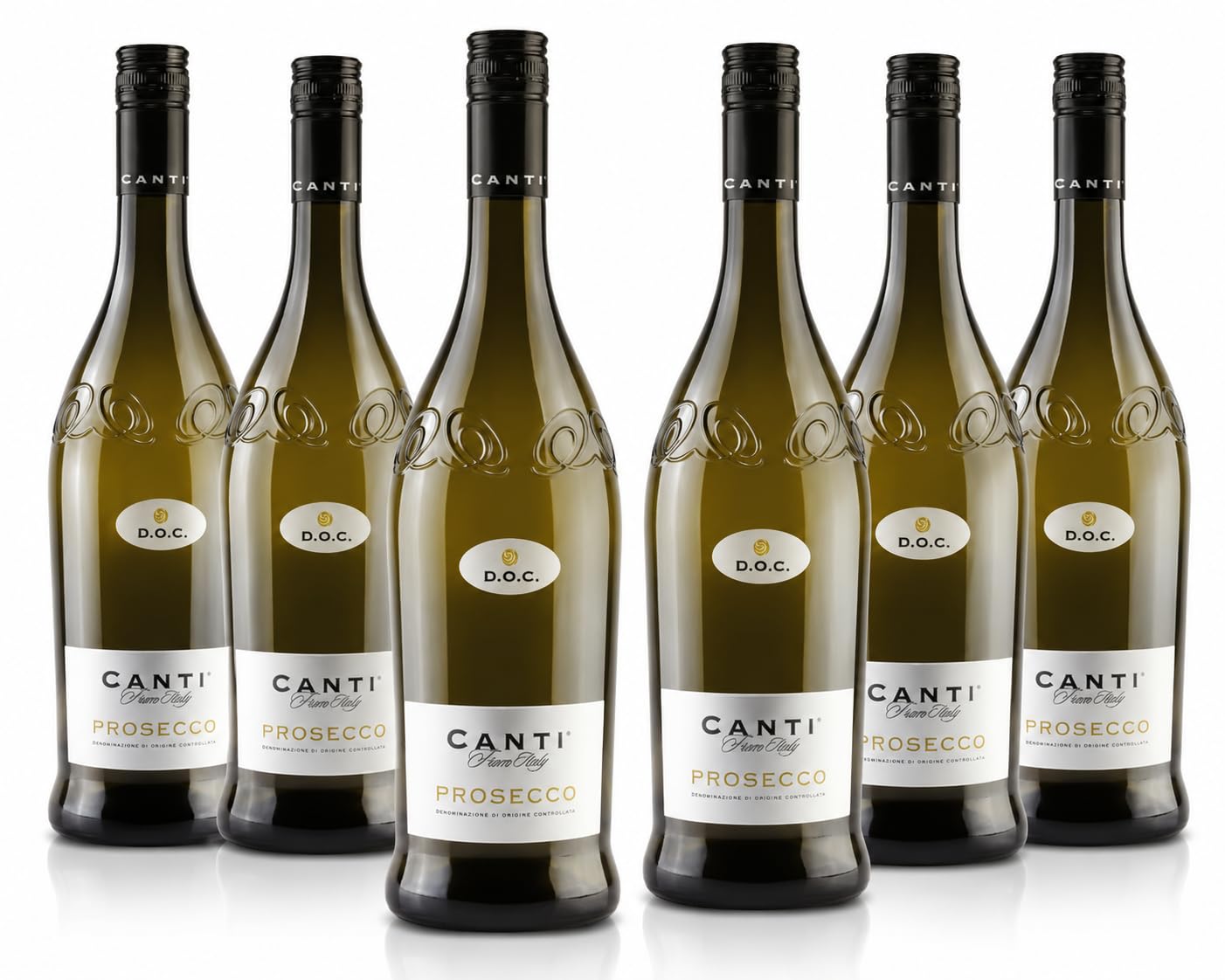 Canti Prosecco D.O.C. Frizzante Stelvin Vin Petillant Italien 6 Bouteilles x 75 cl
