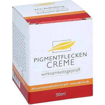 Pigment Spot Cream 30 ml Efficacy Tested 23% Whitening More Moisture & Skin Smoothness With Natural Substances