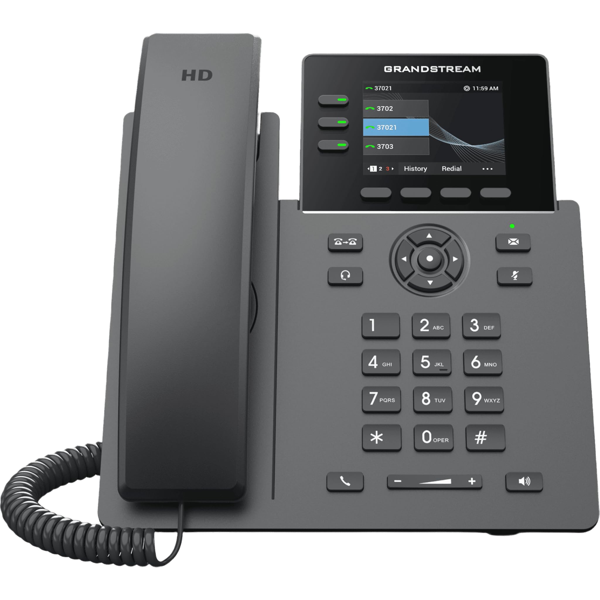Grandstream - VoIP-telefon - 5-vejs op