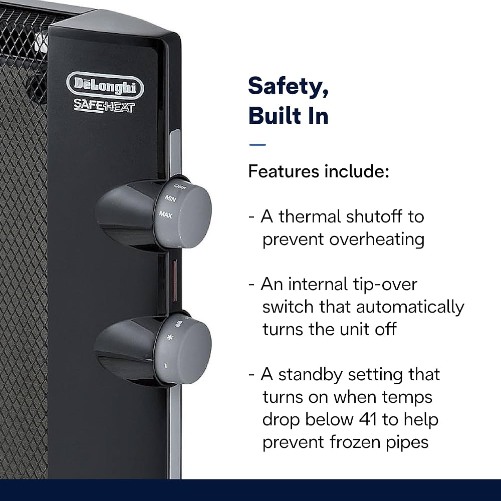 DeLonghi Mica Panel Heater オイルヒーター DeLonghi MICA Thermic Heater オイルヒーター Amazon.com
