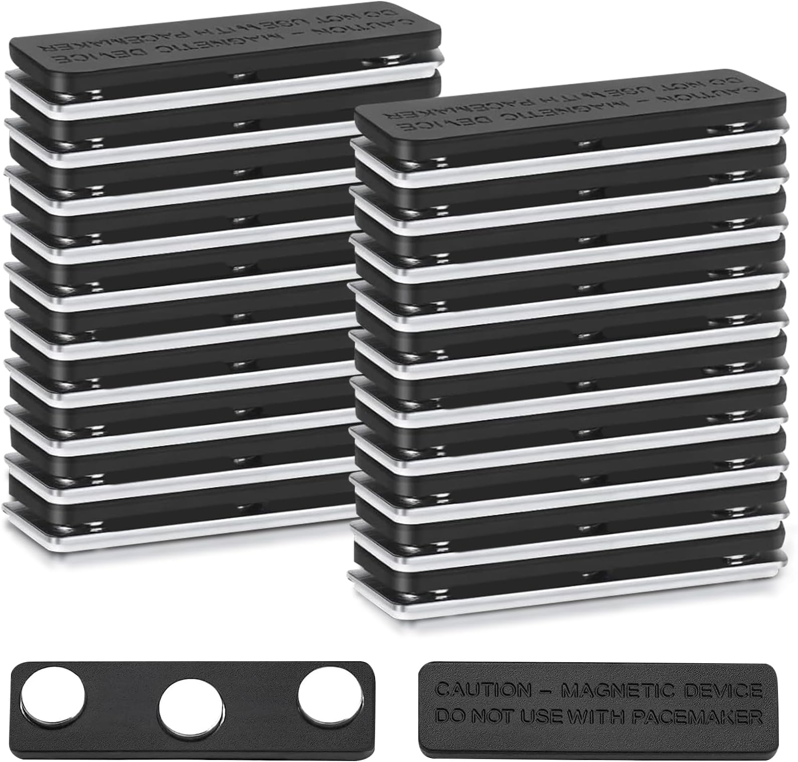 Name Tag Magnets, 20-Pack Magnetic Name Badge, Name Tag Magnets for Name Tags/Badge Holders