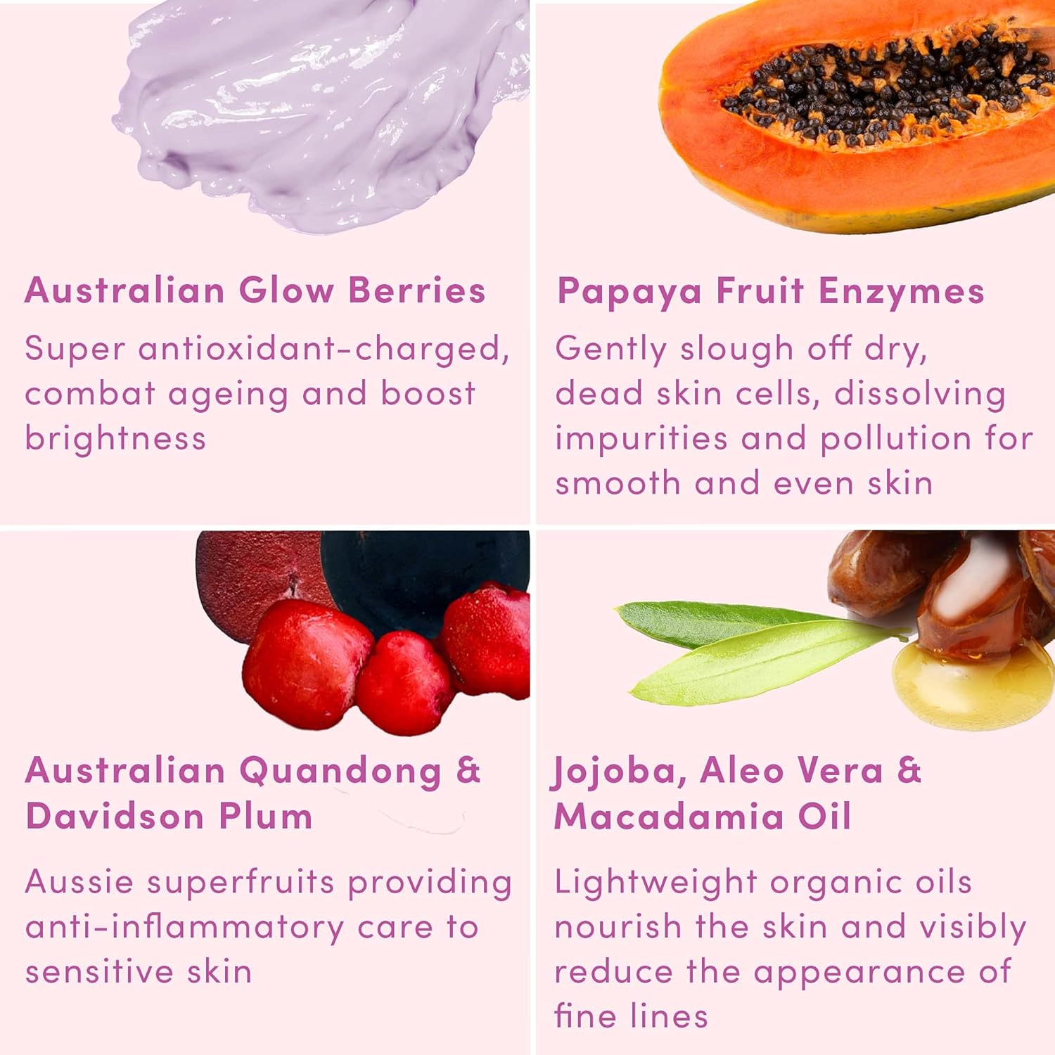 Sand & Sky Australian Glow Berries Enzyme Powder Polish Face Peel. Enzyme Exfoliator, Facial Cleanser and Exfoliating Face Wash Skin Care. : Beauty & Personal Care