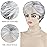 XIUFAXIRUSI XIUFAXIRUSI Grey Curly Pixie Wigs for White Women Short Fluffy White Hair with Bangs Natural Synthetic Heat Resistant Wig