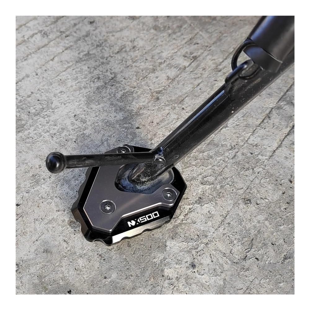 Pata De Cabra Lateral Para Moto – Extensor Soporte Para NX400 NX500 2023-2025 – Aluminio CNC Antideslizante