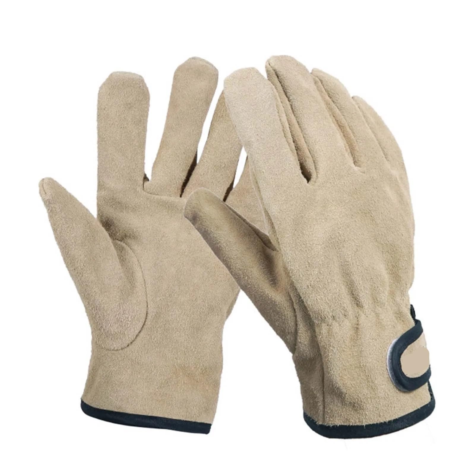 Guantes Barbacoa Guantes de barbacoa for parrilla al aire libre, guantes resistentes al calor for parrilla de barbacoa for jardín, barbacoa, Camping, Picnic(Khaki)