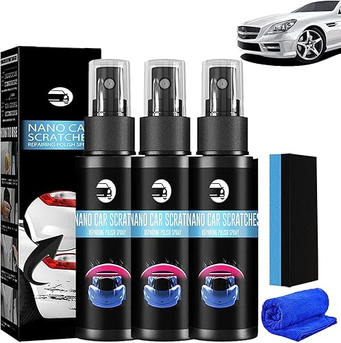 KCRPM Spray de reparación de arañazos de automóvil, removedor instantáneo de arañazos para arañazos profundos, reparación de arañazos de pintura de