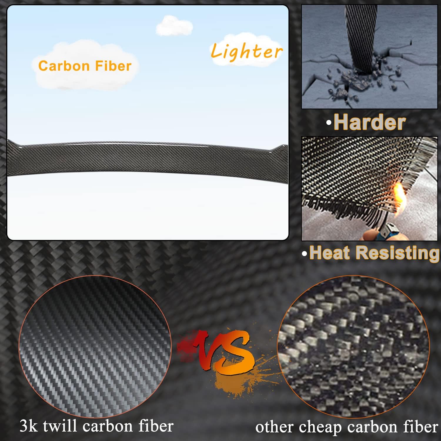 Carbon Fiber Trunk Spoiler Fits for BMW 4 Series F36 Gran Coupe 2014-2019 Factory Outlet 420i 428i 435i 440i CF Rear Boot Lid Highkick Wing Lip