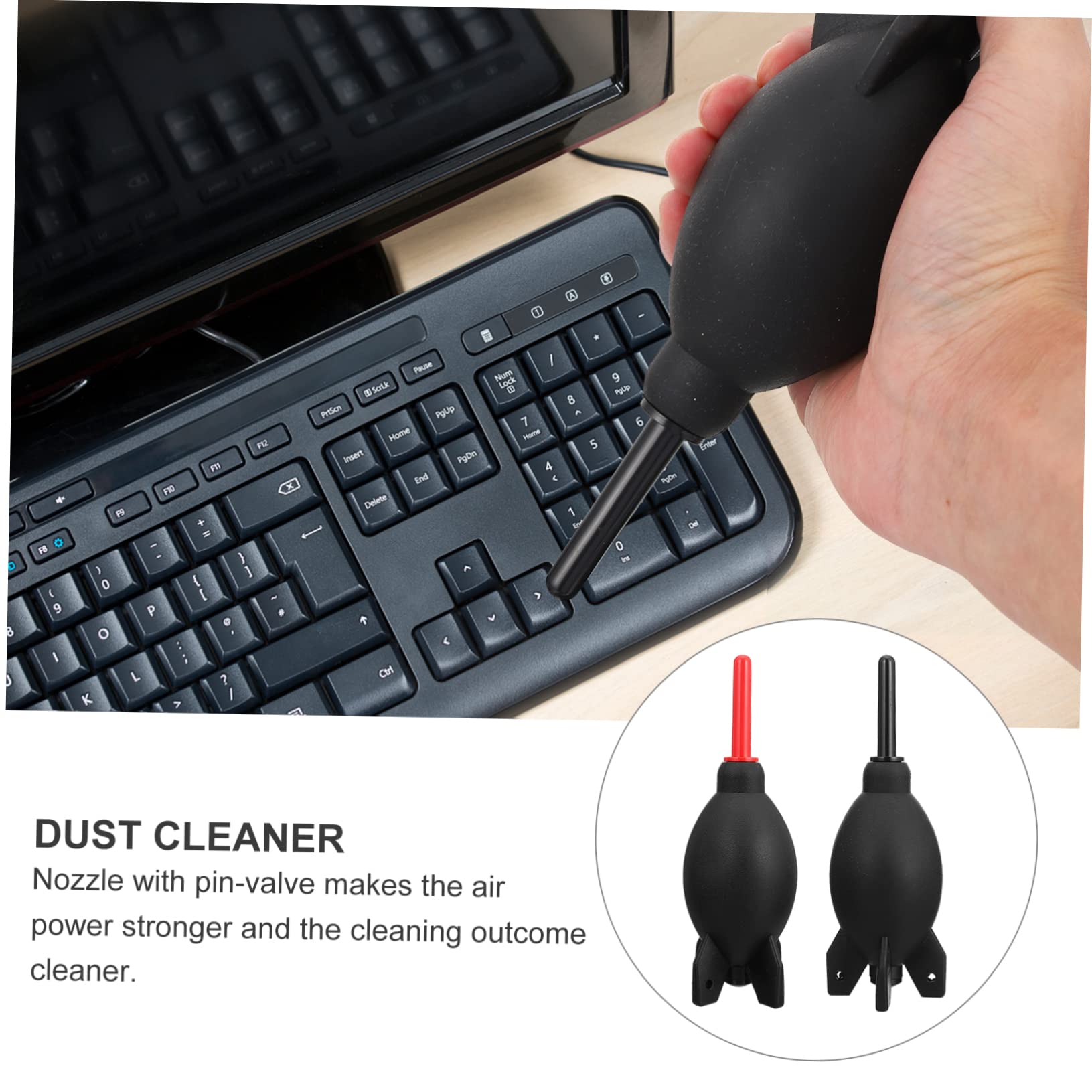 OSALADI 6pezzi Soffiatore Portatile Per Pulizia Obiettivi e Computer Pulitore Polvere Per Fotocamere Tastiere e Strumenti Di Precisione Design Leggero e Facile Da Trasportare