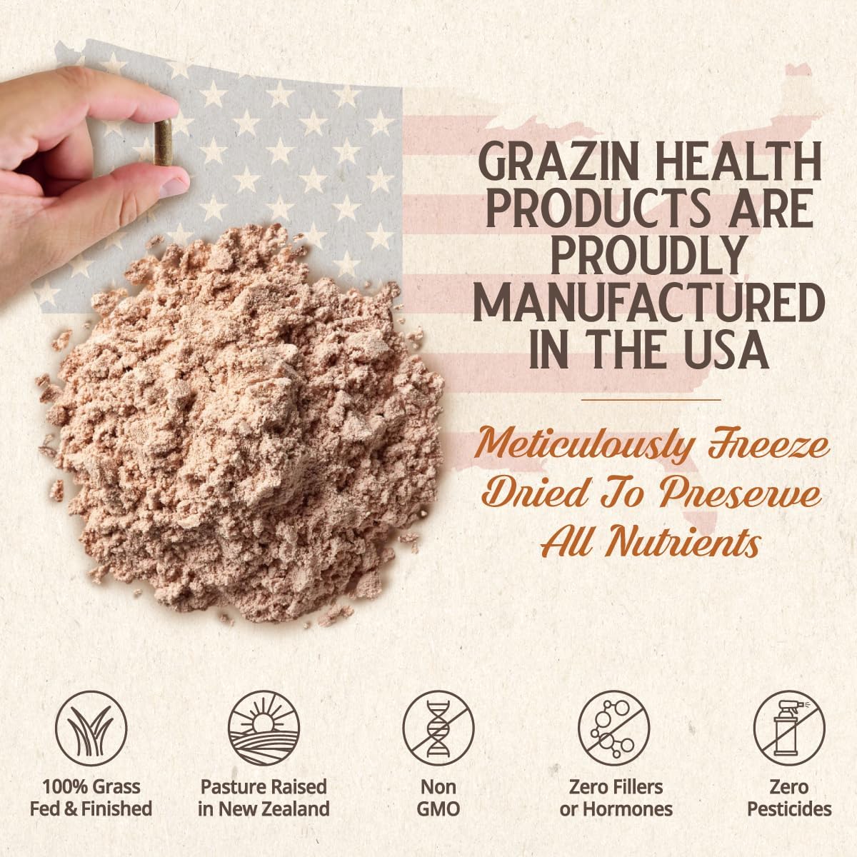 Grass Fed Bovine Testes Man Power Capsules (30 Day Supply) - Image 6