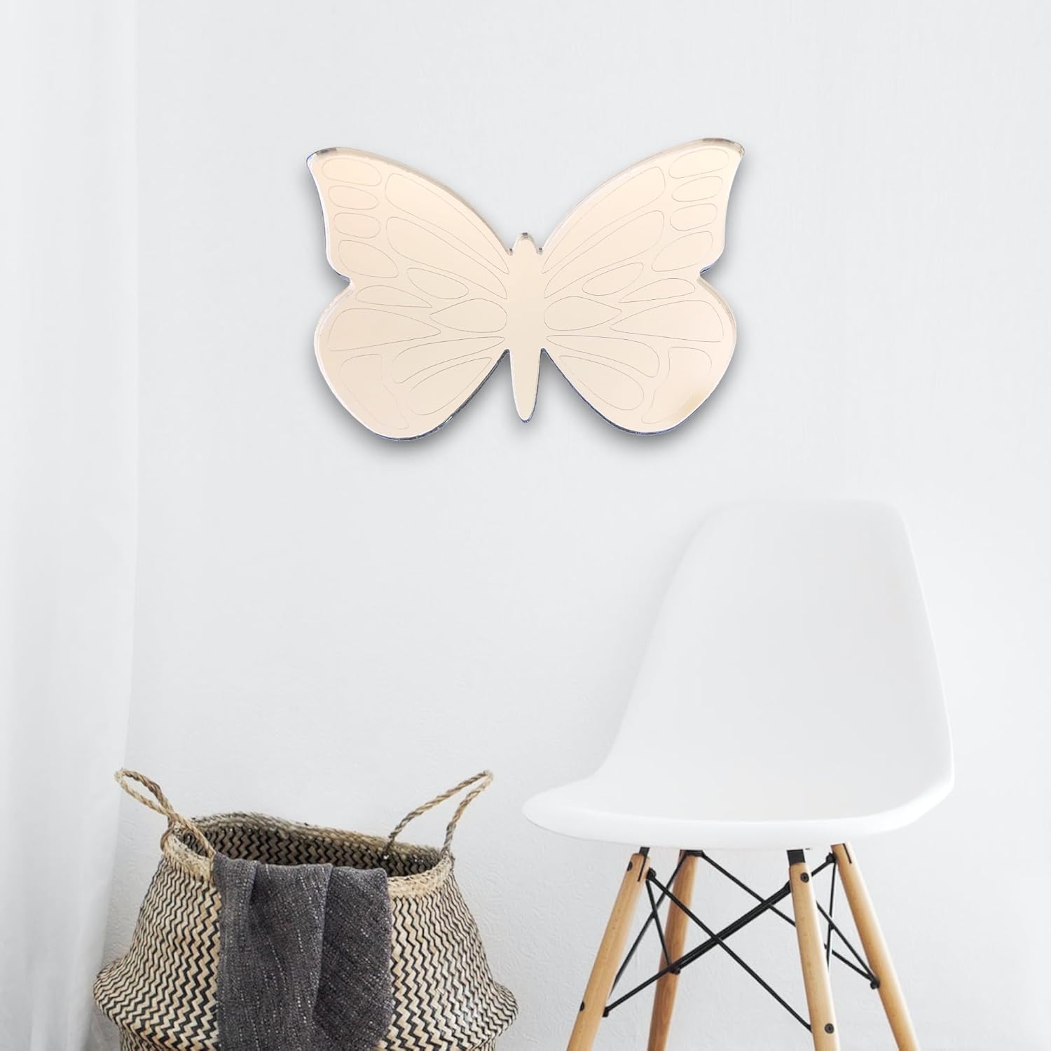 Super Cool Creations Etched Butterfly Mirror - 35cm x 30cm