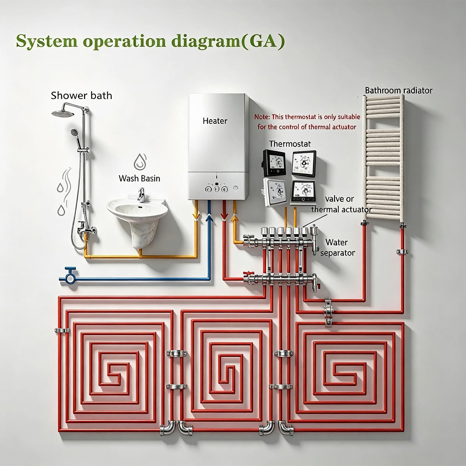 Inteligentny termostat wifi Programowalny termostat wodny Wyświetlacz LCD Współpracuje z Alexa Google Home, wyświetlacz LED chroni oczy, 5A 95~240 V AC
