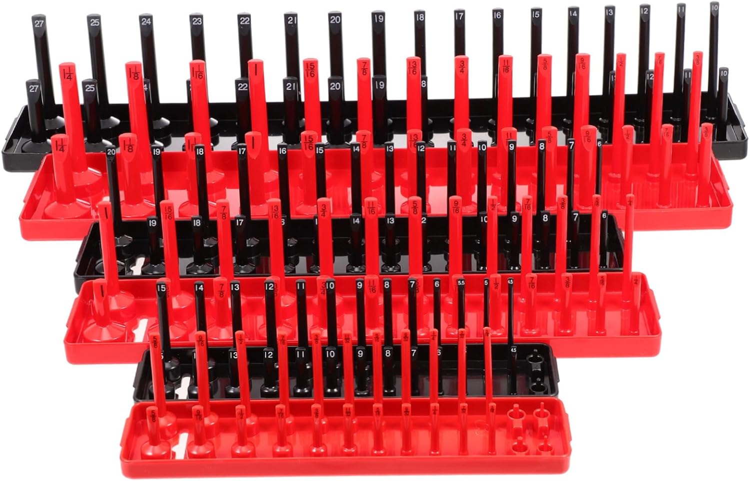 6pcs Socket Organizer Versatile Socket Holders for Garage and Workshop Storage