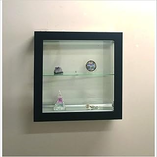 Vetrinetta da Parete Modello Quadro 50x50 Art.VMBR6TC-QD50TR (Nera)