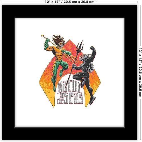 Miniatura 6 de Trends International Gallery Pops DC Comics Movie Aquaman y el Reino Perdido - Póster de pared de la batalla de los mares, 12.00 x 12.00 pulgadas,