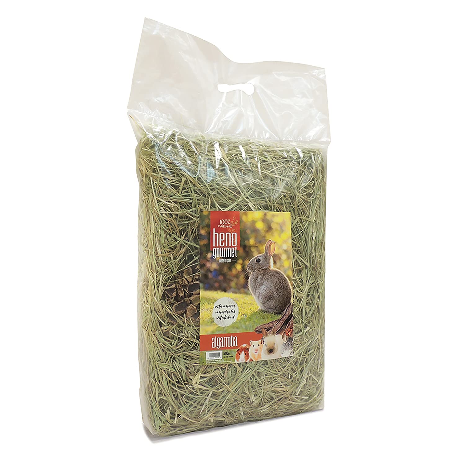 Trixder Specialties Heno con Algarroba para Pequeños Mamíferos, 500 g