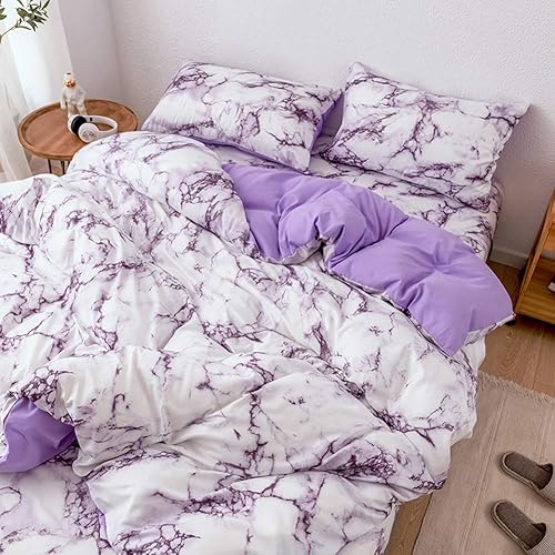 Miniatura 5 de Juego de 3 piezas de cama en una bolsa, juego de ropa de cama de fibra de poliéster agradable a la piel, tela transpirable, juego de cama