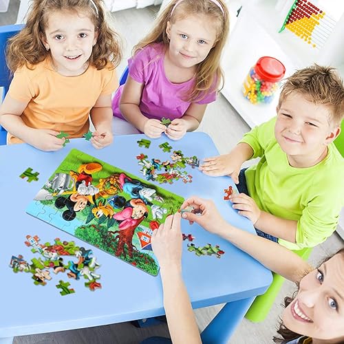 Miniatura 12 de LELEMON Bonitos rompecabezas para niños de 4 a 6 años, rompecabezas de 100 piezas para niños de 4 a 8 años, rompecabezas educativos en una caja