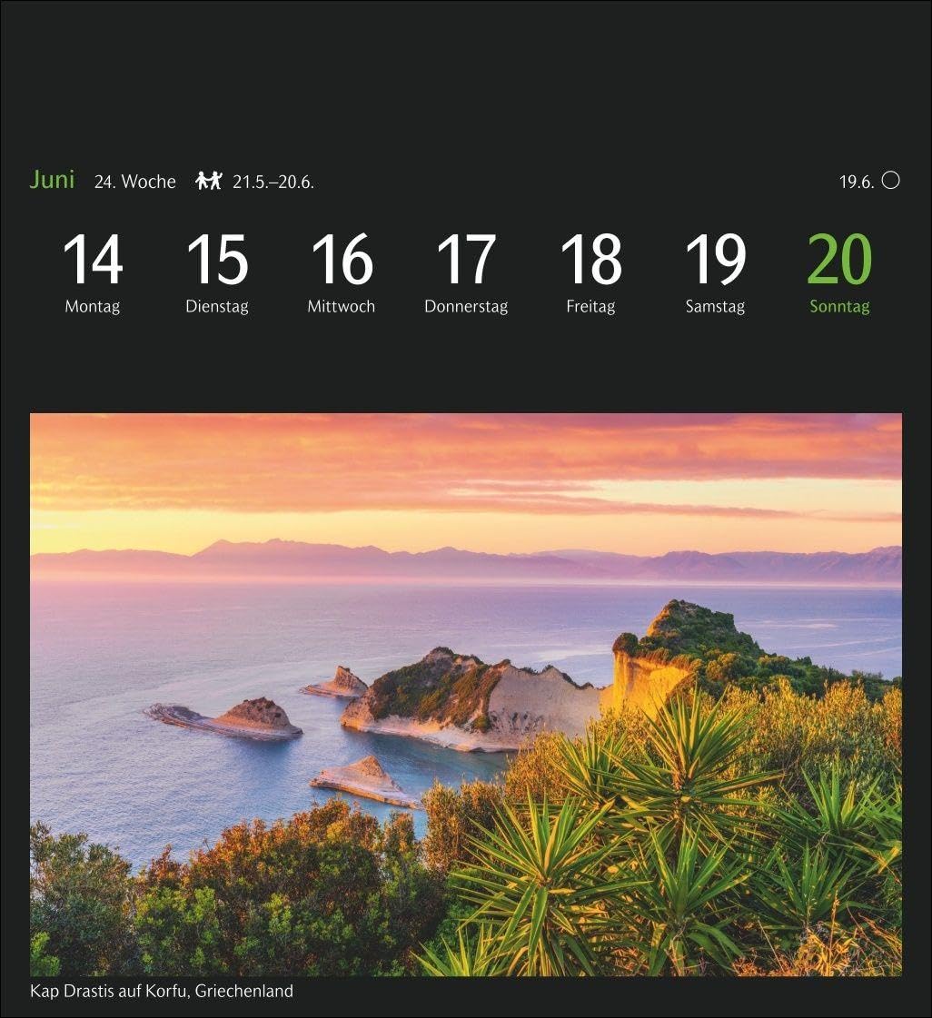 GEO Ferne Horizonte Postkartenkalender 2027 - Wochenkalender mit 53 Postkarten: Postkarten-Fotokalender mit Wochenkalendarium. Weiter Blick in die ... in einem Kalender im Format 16 x 17,5 cm