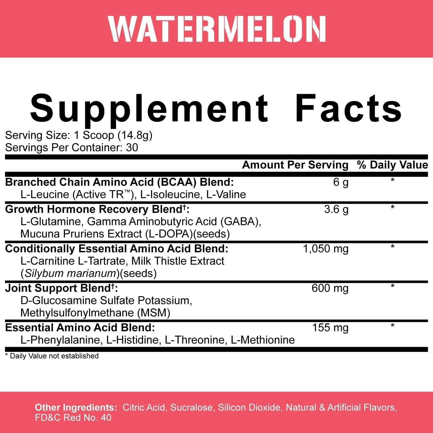 Rich Piana 5% Nutrition Drink Sleep Grow | Nighttime Muscle Builder, BCAA Post Workout Recovery Drink | Aminos, EAAs, Glutamine, GABA, Mucuna Pruriens, Joint Support | 15.66 oz (Watermelon) : Health & Household