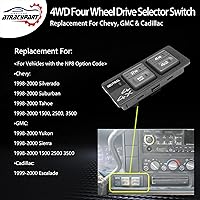 Vista 3 de Interruptor 4x4 4WD Interruptor selector de tracción en cuatro ruedas 8 PINS + 3 PINS Revisión requerida Reemplazo para Chevy, GMC 1500 2500