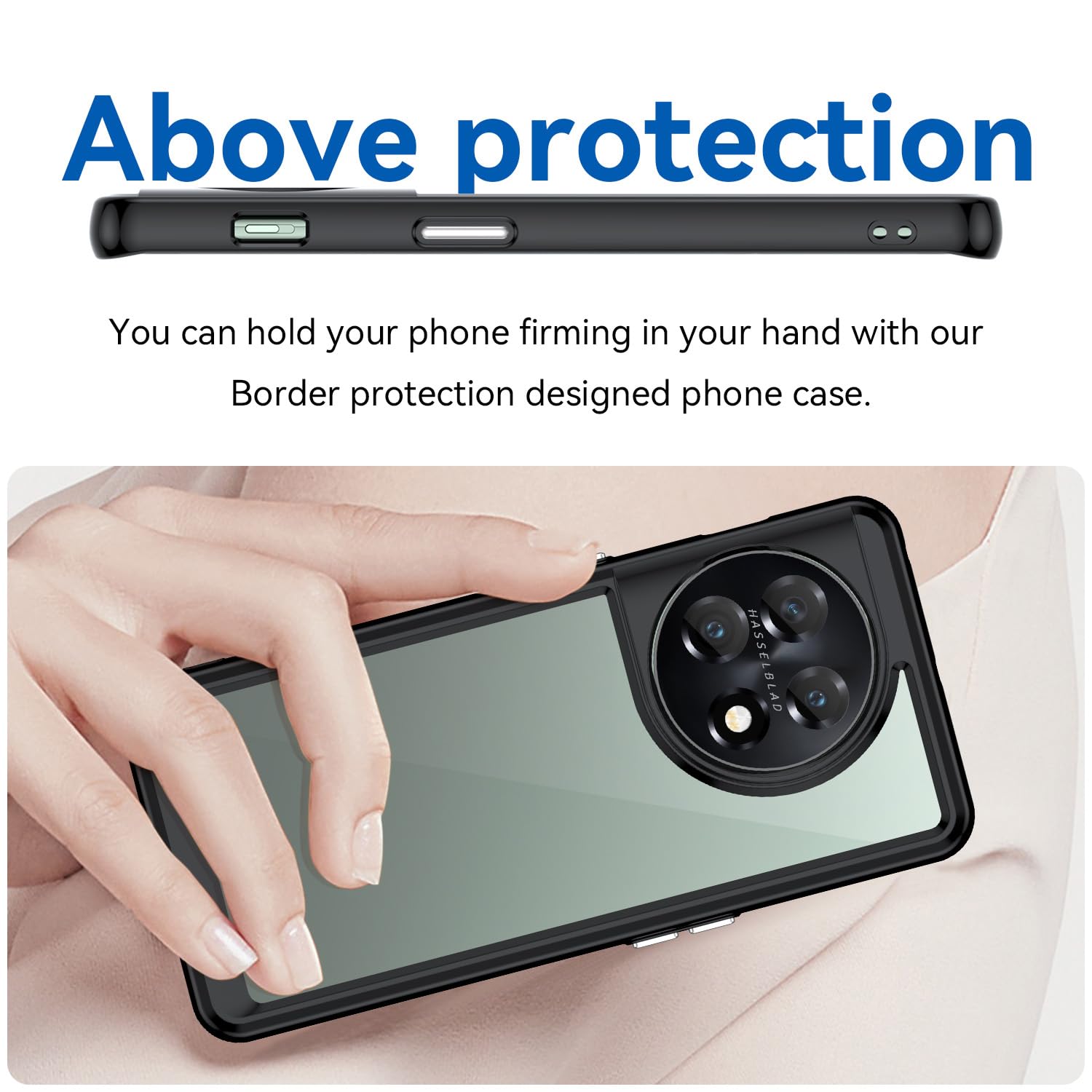 Custodia per telefono antiurto in silicone liquido con design a bordo