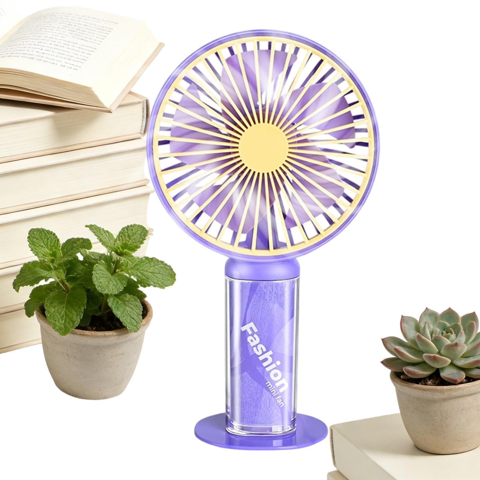 Ventilador portátil de mano y soplador personal recargable para mochilero y viaje