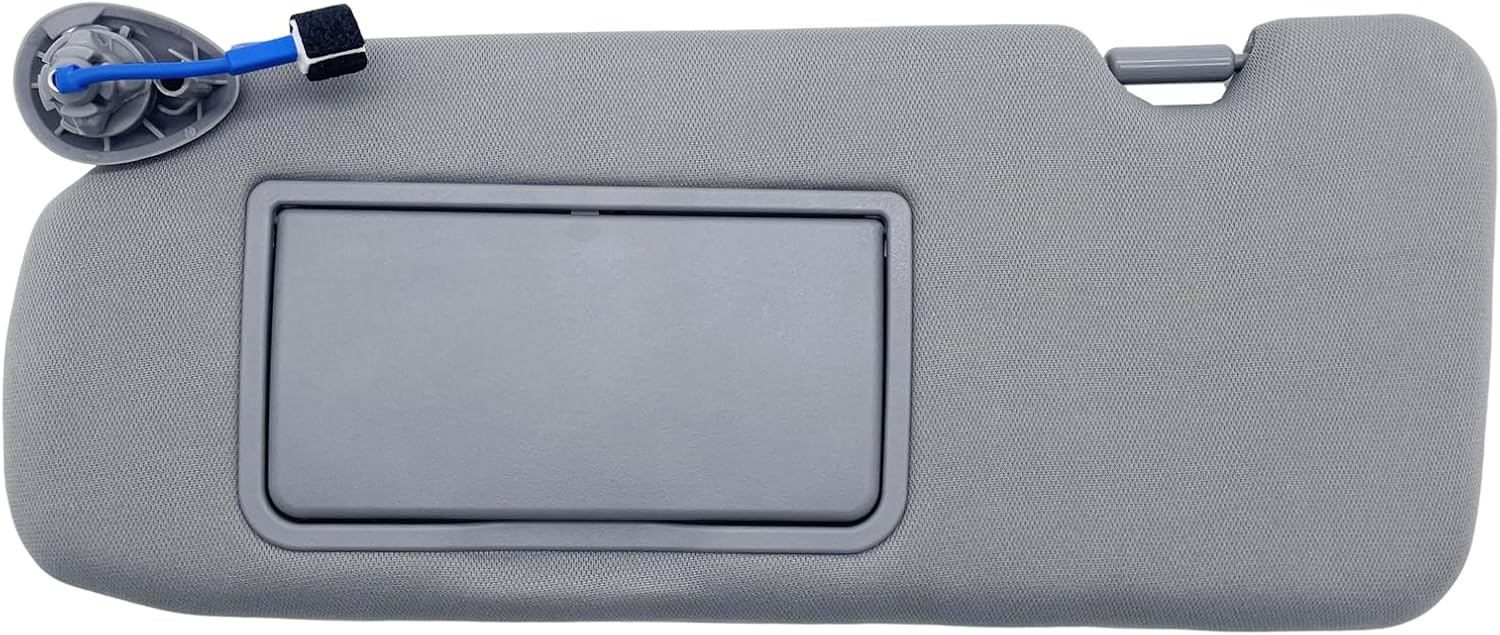 Left Driver Side Sun Visor Replacement Fits for Honda CRV 2017 2018 2019 2020 2021 2022 Sunshade Number 83280TLAA12ZB Color Gray (Gray(Left Driver Side with Light)
