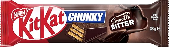 Nestlé Kitkat Chunky Bitter Çikolatalı Gofret 38 Gram x 12