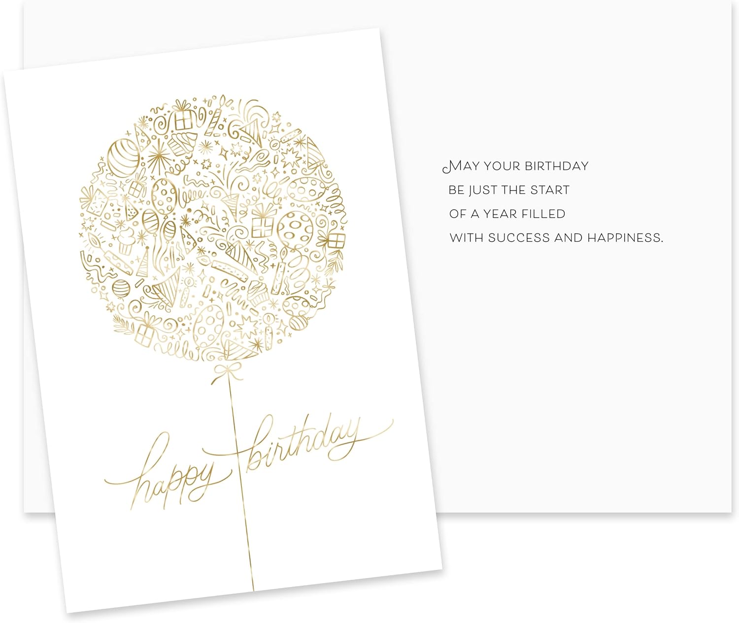 Hallmark Business Bulk 25 Pack Assorted Corporate Birthday Cards for Employees & Customers (Elegant Collection), 5 x 7 Cards, Message Inside, Envelopes Included