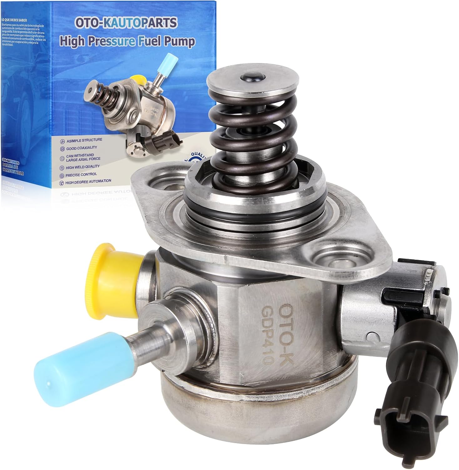 OTO-K High Pressure Fuel Pump Compatible with Hyundai Sonata Santa Fe Santa Fe Sport Tucson,Kia Optima Sorento Sportage 2016-2021 2.4L GAS,Replaces#353202GGA0 HM10051 GDP410