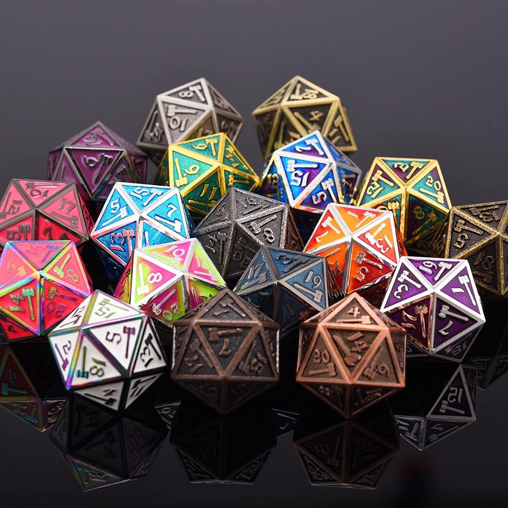 zx 卓上用の袋を持つ固体金属多面体ダイス RGSボード＆カードギーム D4