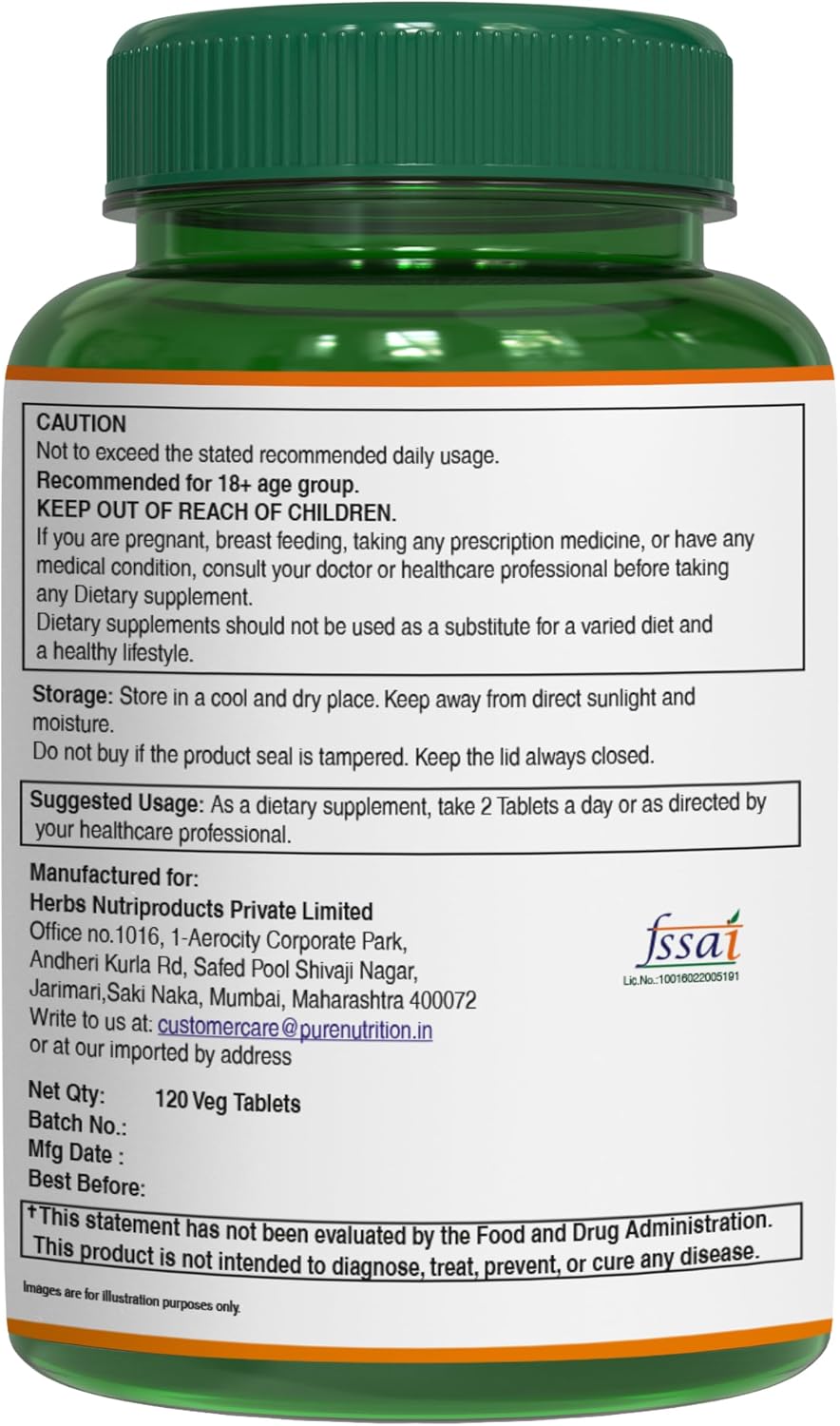 Pure Nutrition Organic Ashwagandha Tablets - 600mg | 120 Count | USDA Organic Certified | Ayurvedic Herb for Vata & Pitta Balance | Non-GMO | Gluten-Free