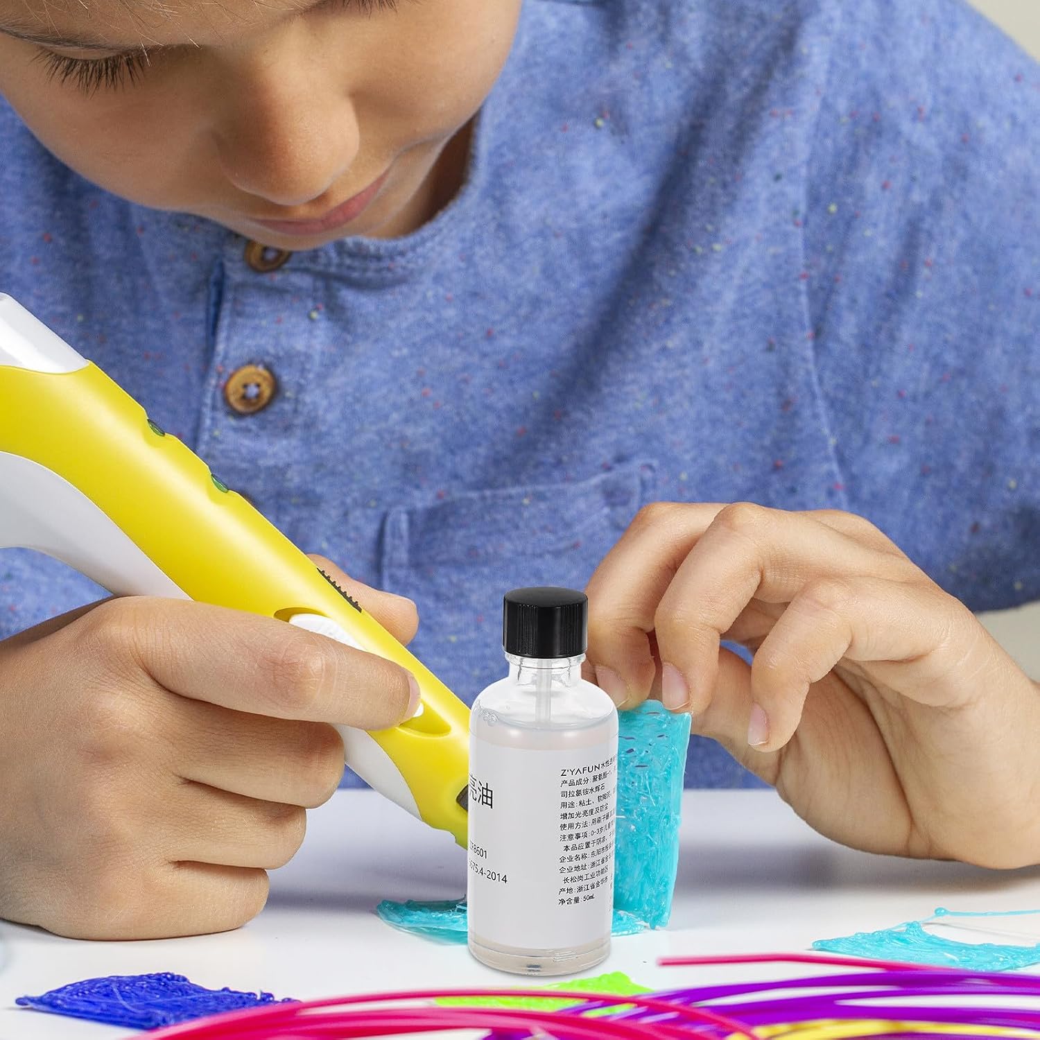 Clay Protective Coating 50ml/1.7oz Glossy Finish for Clay Art Air Dry Modeling Sealer Waterproofing Gloss Tarnish for DIY and Classroom Projects