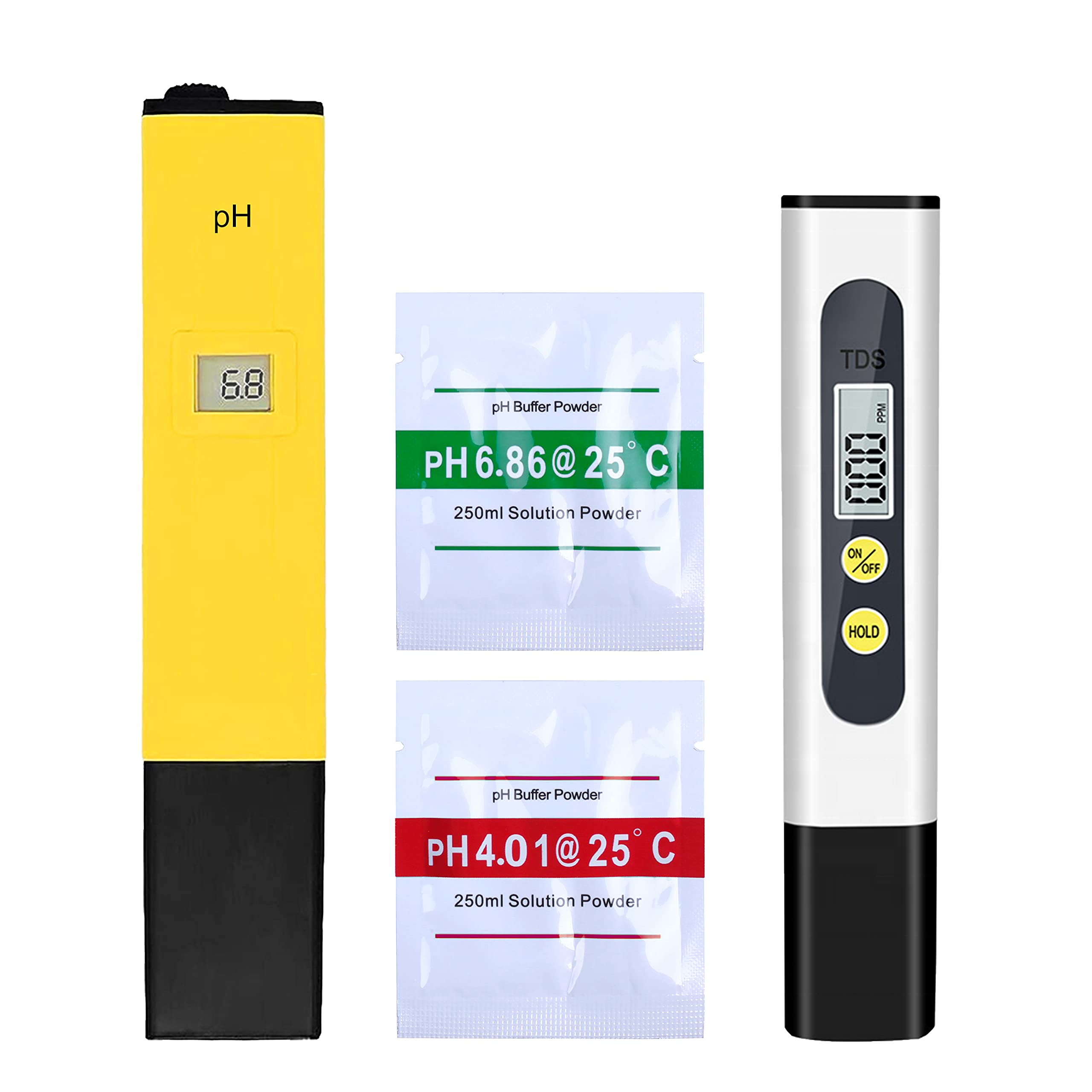 SHAPURE Ph & Tds Meter Combo with ±0.1Ph 0.6" LCD Mini Digital Pen Style Ph-Meter Set (B089YXK55H) Amazon Price History, Amazon Price Tracker