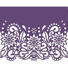 Creative Expressions Sue Wilson Frames & Tags Floral Symphony Craft Die, Metal, 5.4 x 4.4 in