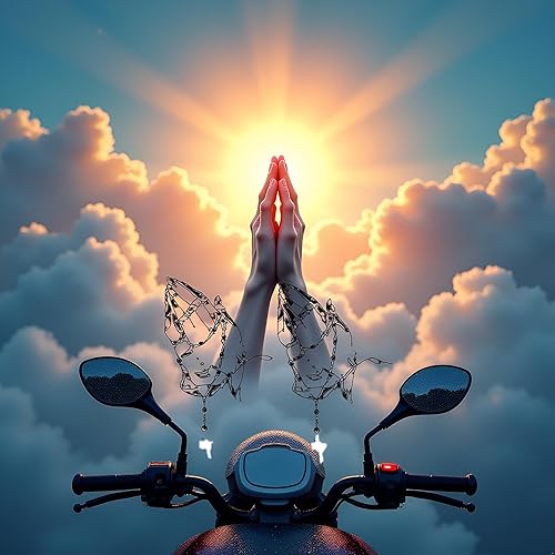 Miniatura 5 de Juego de 2 calcomanías para automóvil, diseño de manos blancas y perlas, rosario personalizado, calcomanías impermeables de Cristo para laptop,